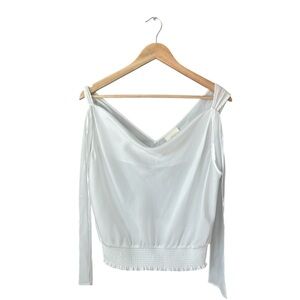 Anthropologie Maeve White Blouse